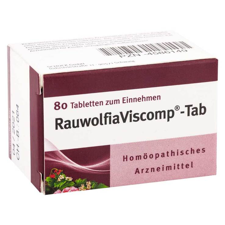 Rauwolfiaviscomp Tab Tabletten, 80 St