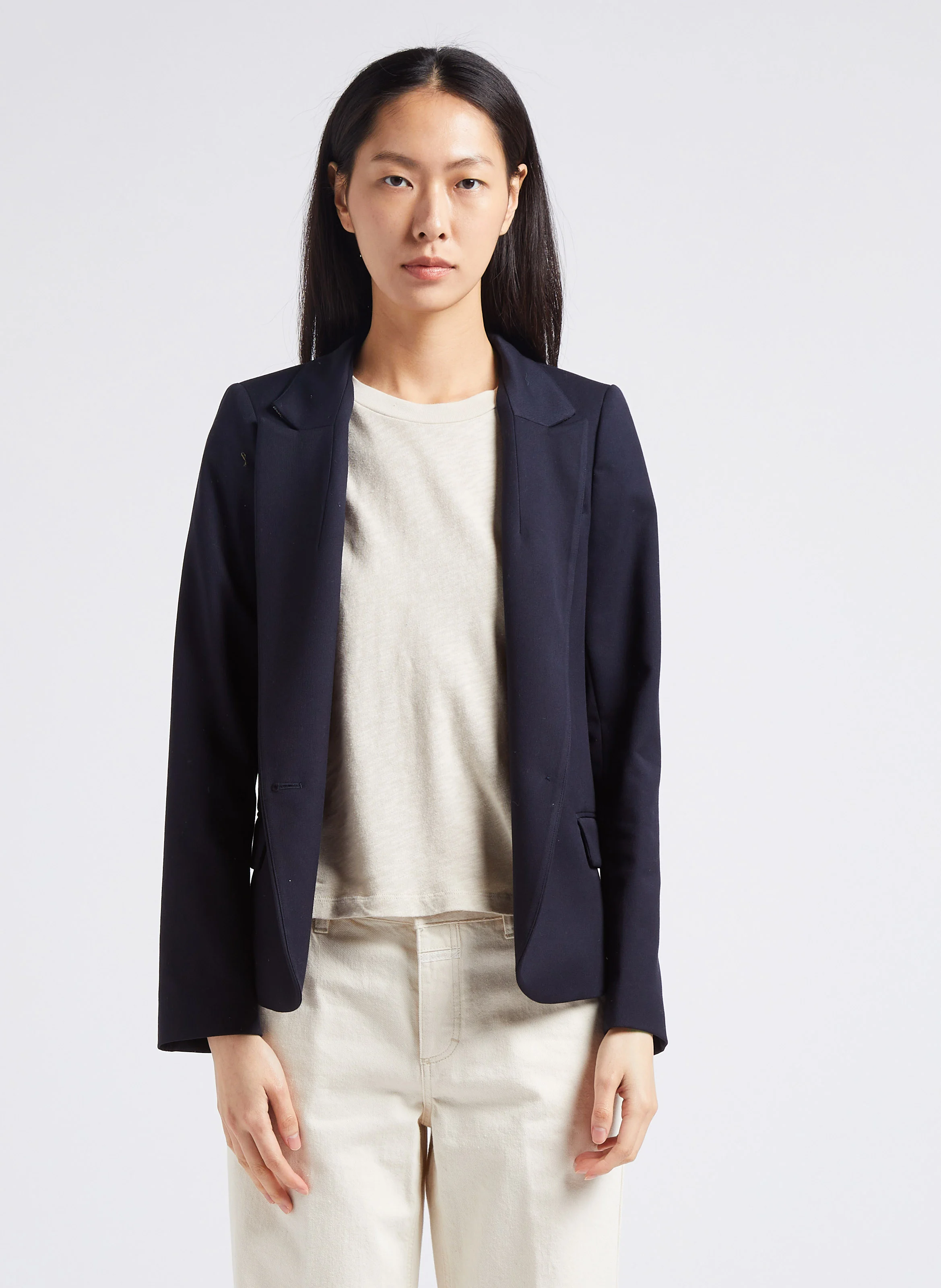 Veste de tailleur ajustée | Bleu