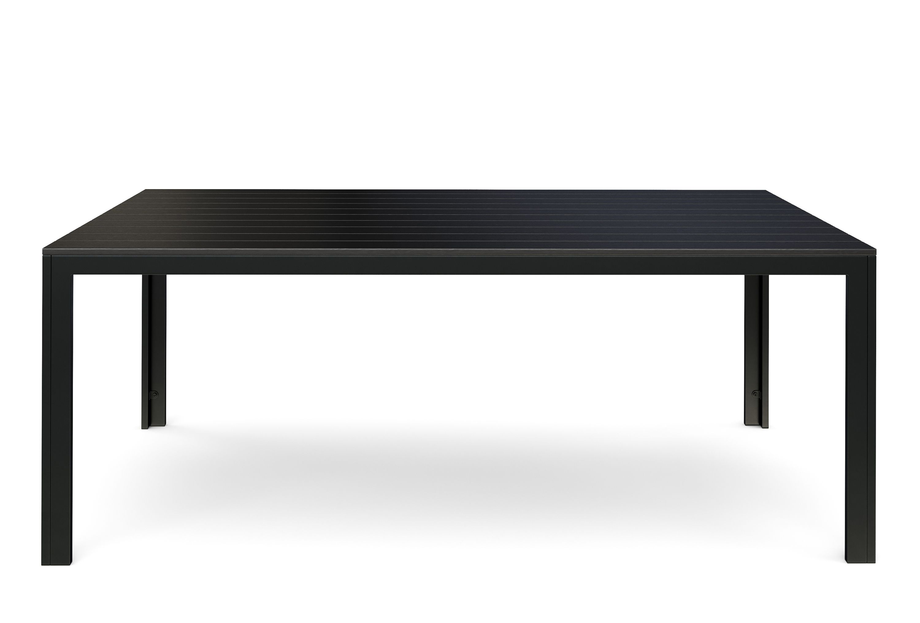 Gartentisch KAVO 200 x 100 cm schwarz