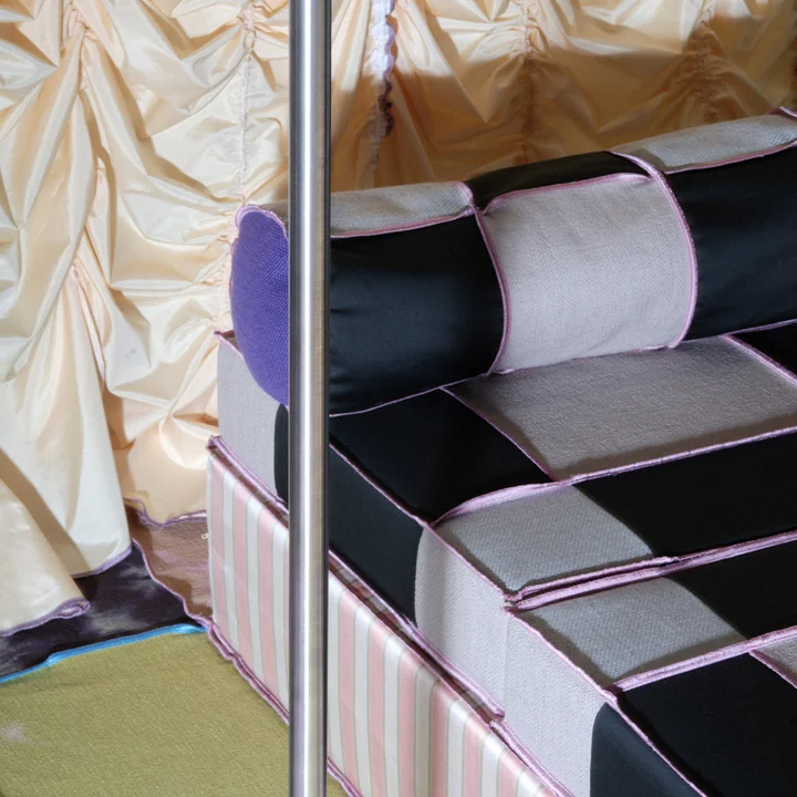 Juslin Maunula - Bolster Nackenrolle, marble espresso