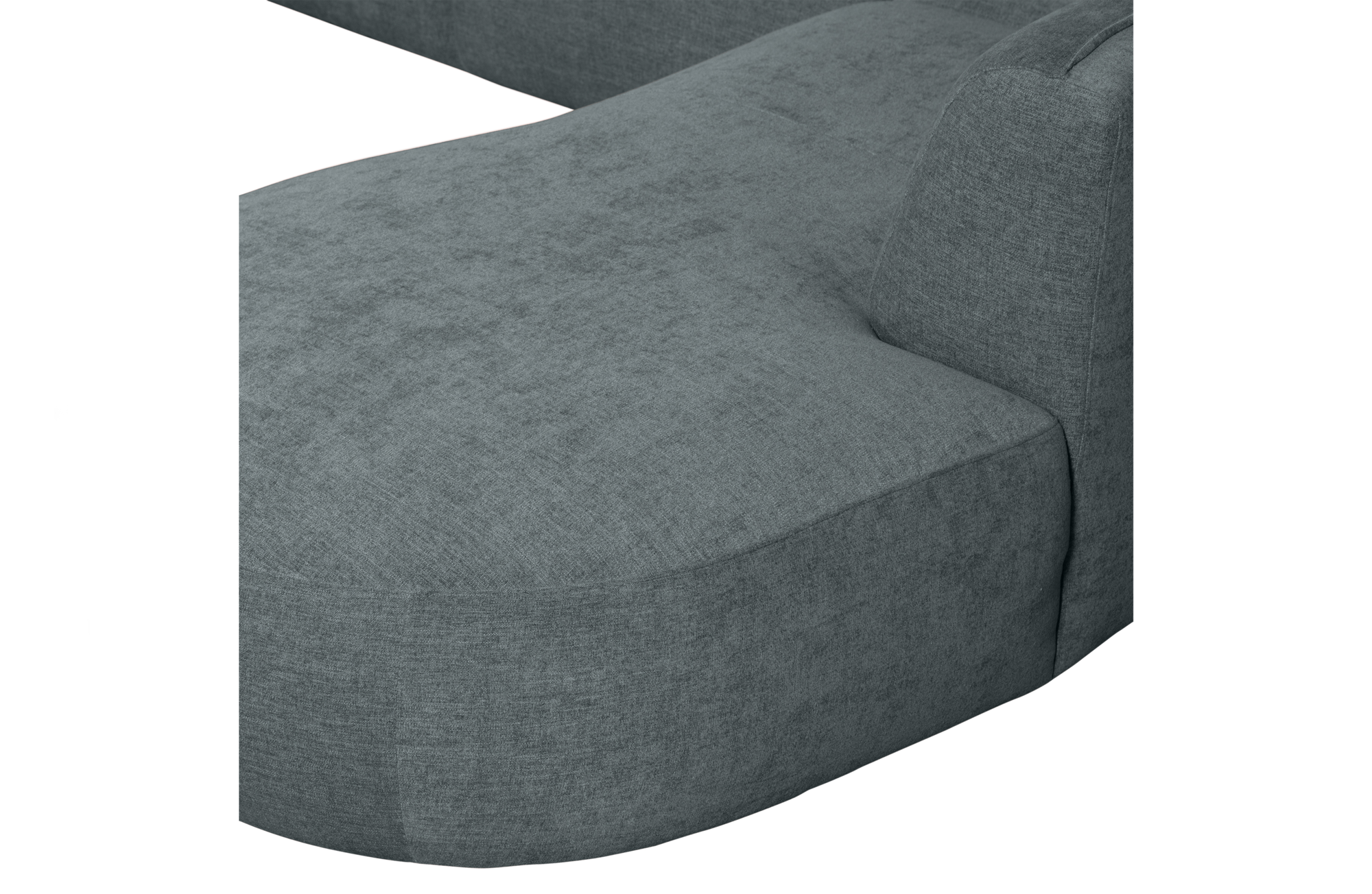 WOOOD Exclusive u-vorm bank Polly rechts Polly bank u-vorm rechts - Blauw/Groen