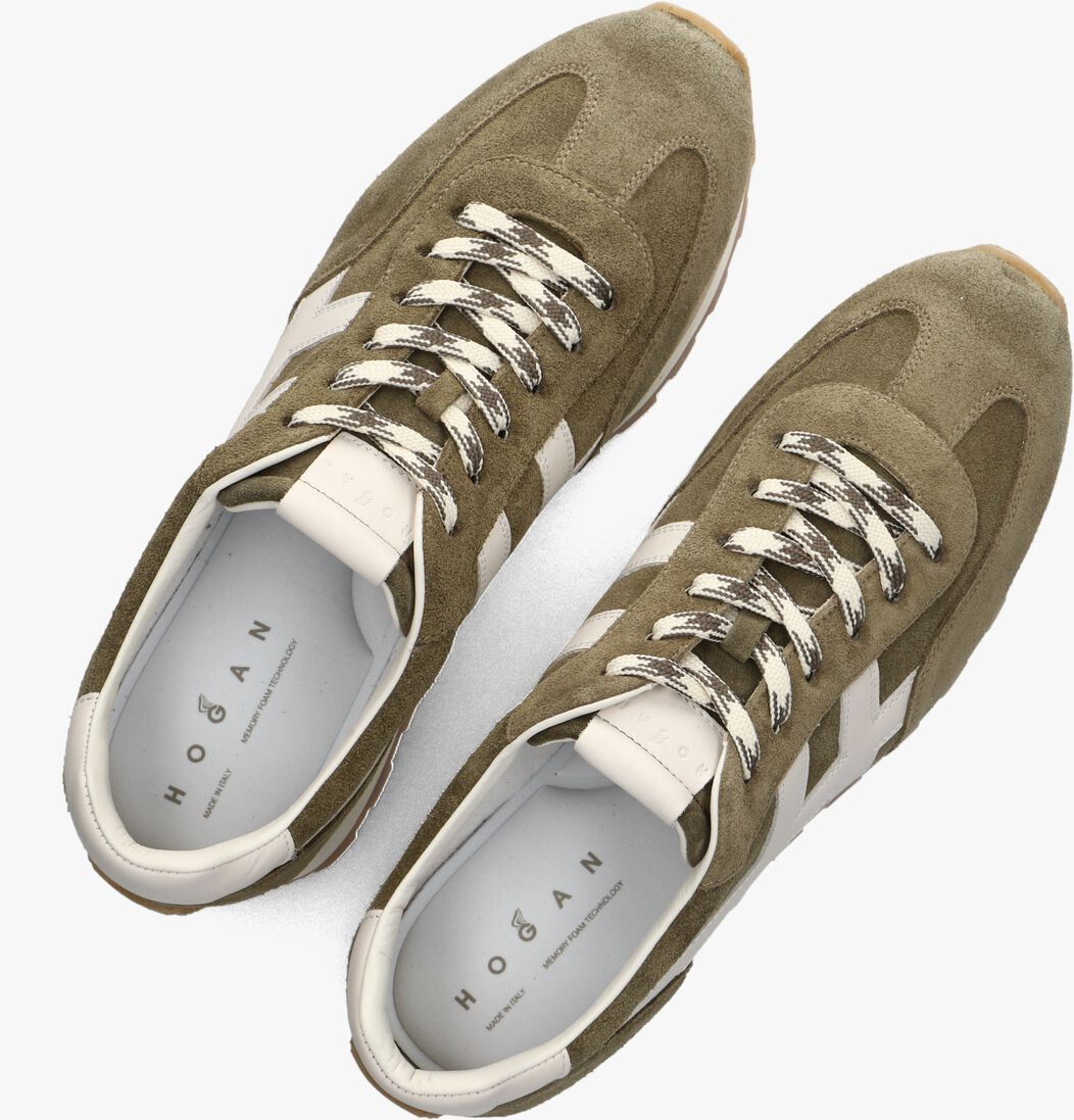 groene hogan lage sneakers h701 allacciato h
