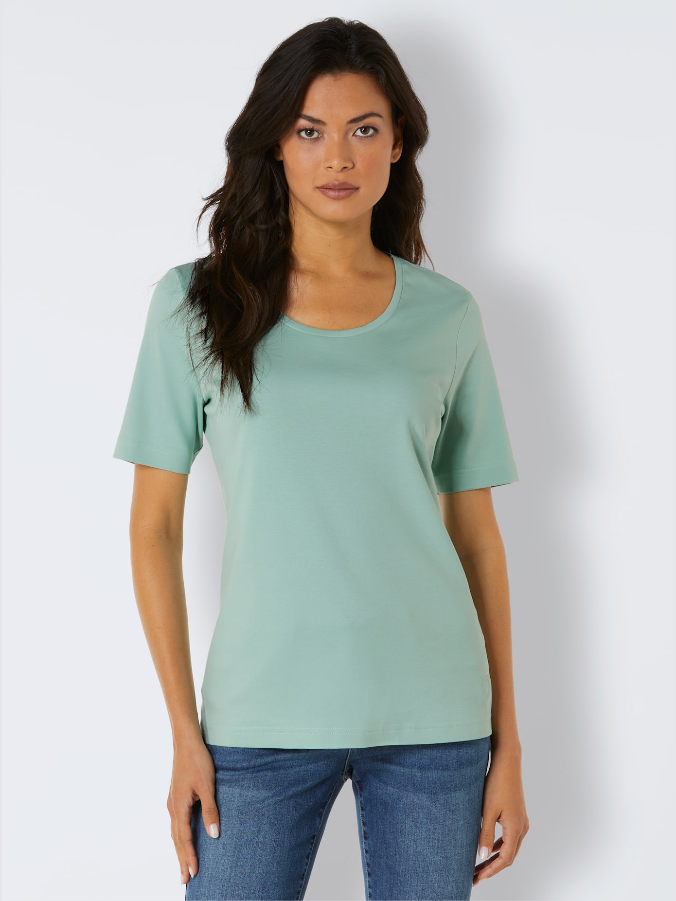 T-shirt coton brillance