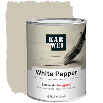 KARWEI binnenlak hoogglans white pepper 750 ml