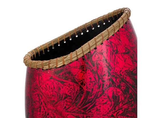 Vase en céramique rouge 28x17,5x48h