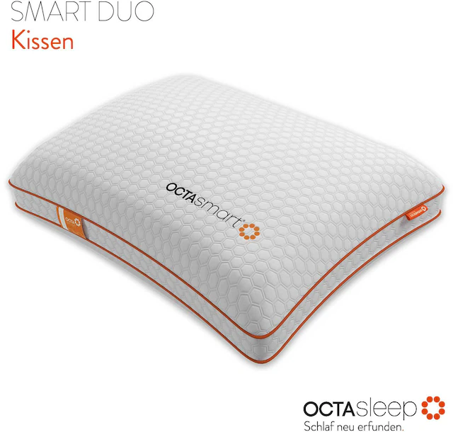 OCTAsleep 3-Kammer-Kopfkissen »Mehrkammerkissen« Füllung: 100% Polyester 1 Stk. tlg. Kopfkissen mit Schaumkern