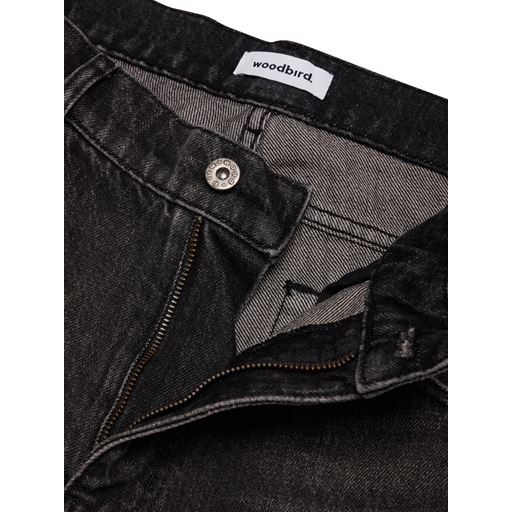 Woodbird Doc Grow Jeans, Sort, W32/L32