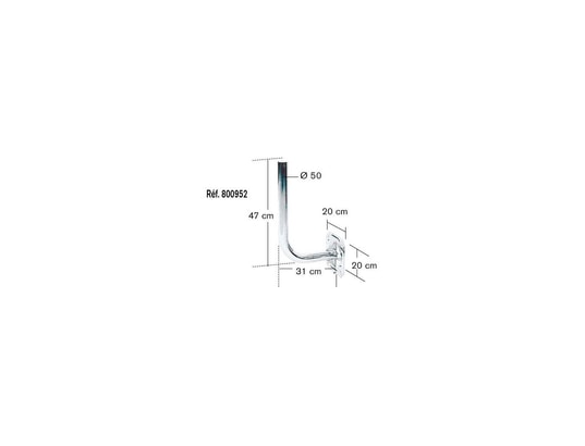 ERARD - Accessoire antenne Bras de déport mural 800952