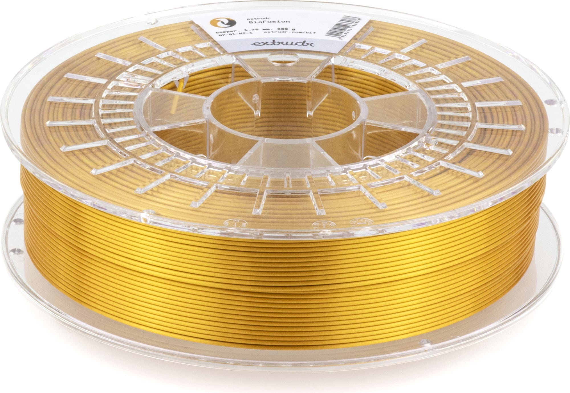 Extrudr  BioFusion Inca Gold, 1,75 mm (800 g)    BIO Filament für eine tolle Optik in Gold