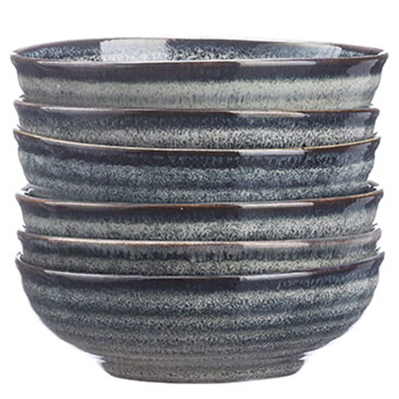 Bjorn 6 Coupelles en Grès Zen gris/bleu - 15 cl