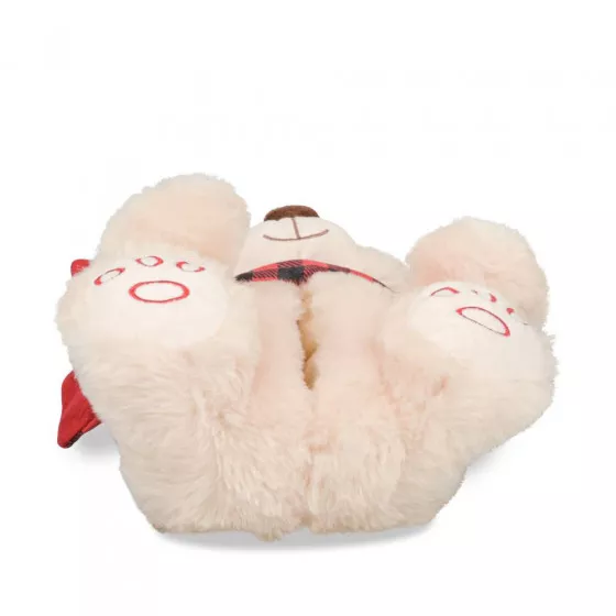 Chaussons peluche ourson BEIGE MERRY SCOTT