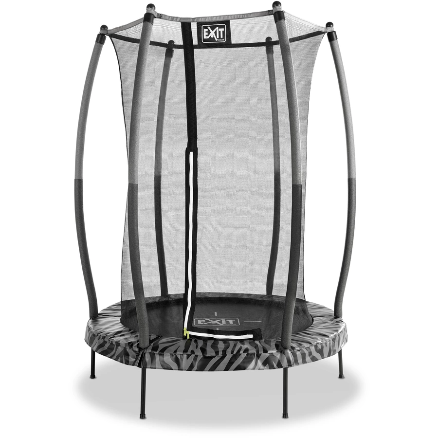 EXIT Tiggy Junior Trampolin mit Sicherheitsnetz ø 140 cm, schwarzgrau