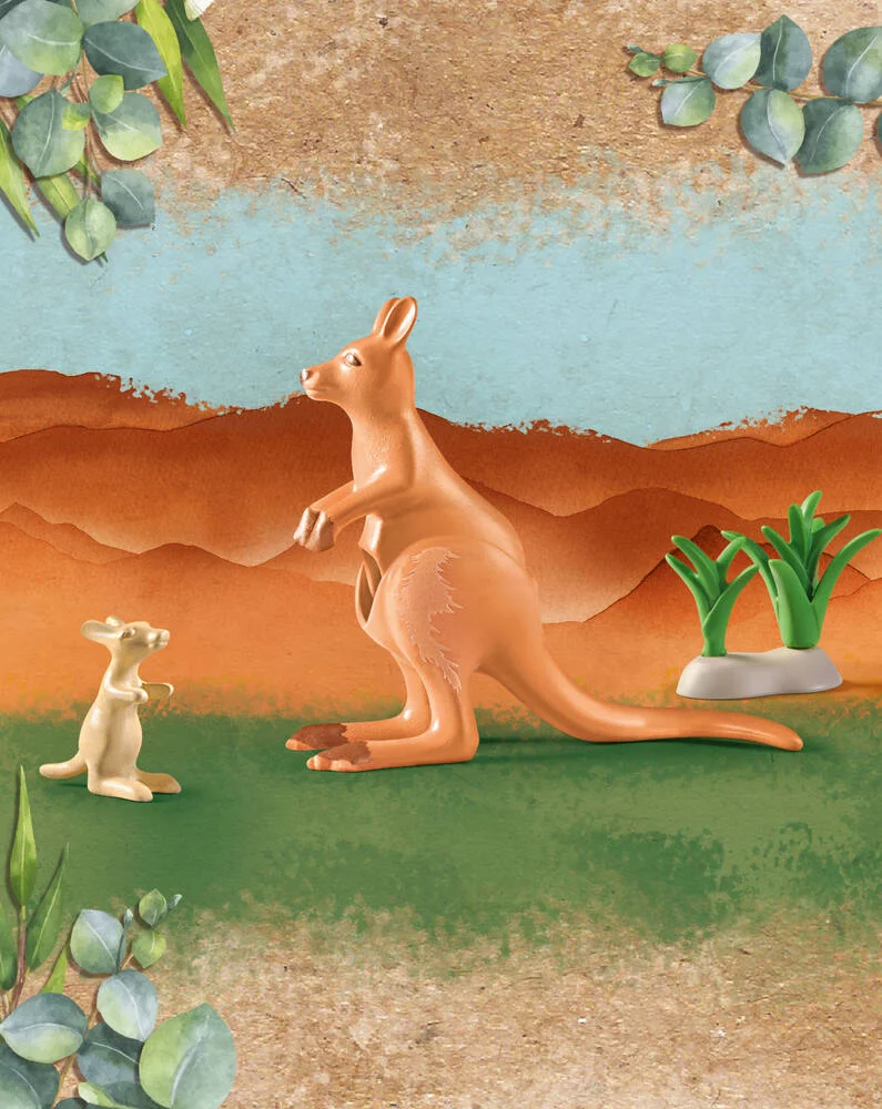 WILTOPIA - KANGOUROU ET BEBE -71290