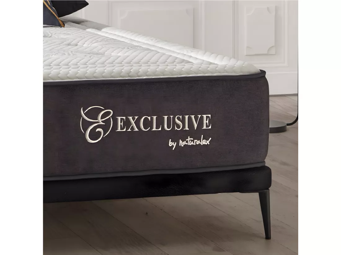 Naturalex - Exclusive à ressorts ensachés 160x200 cm - Épais 30 cm - Visco Thermorégulateur - Tissu Premium - Confort - Haute Qualité - Respirabilité optimale