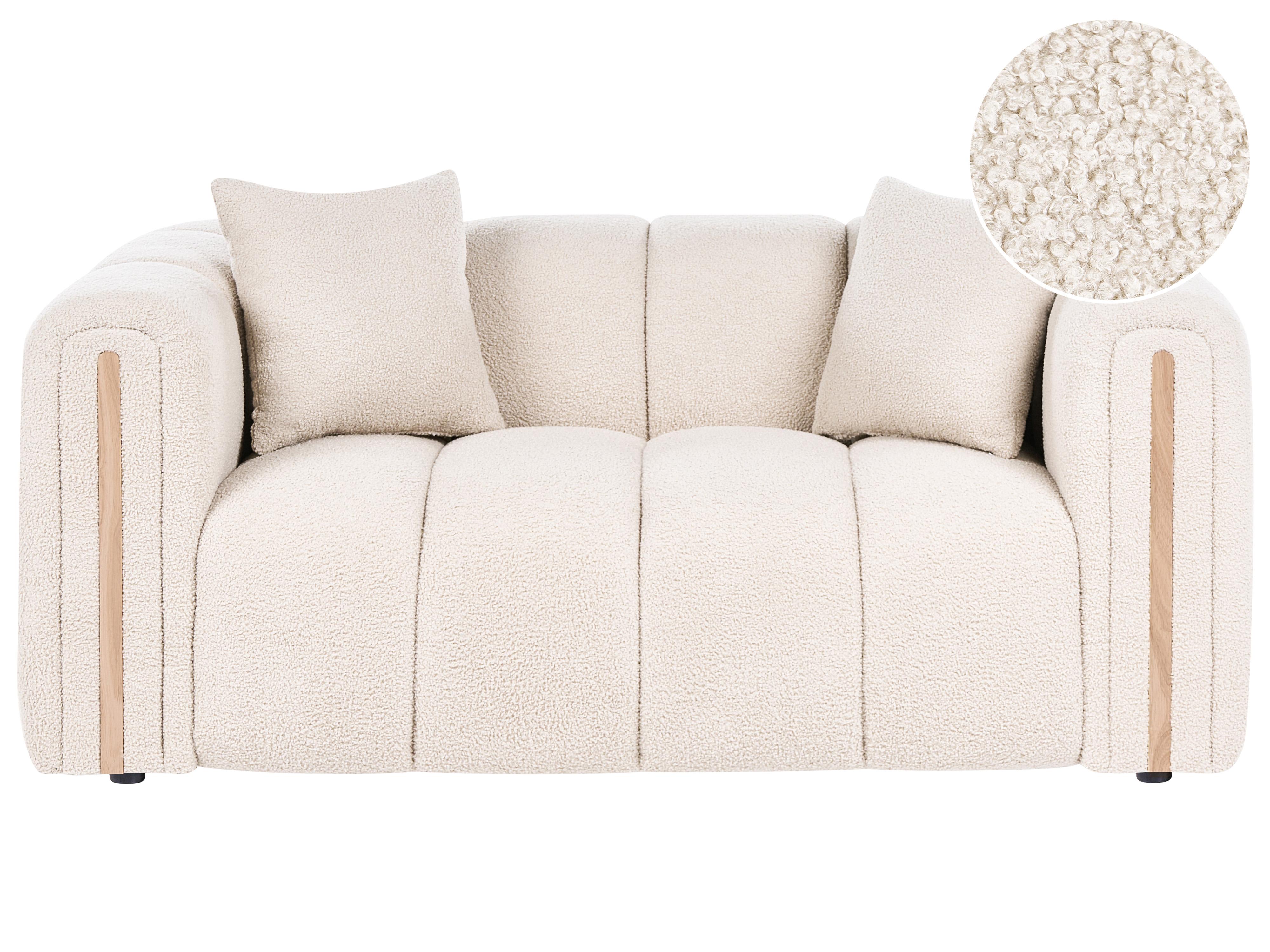 Bank 2-zits MORSIL Bouclé Beige