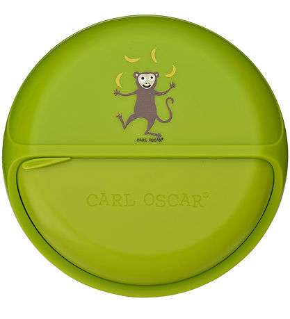 Carl Oscar Snackbox - MiniDisc - 12 cm - Limette m. Affe