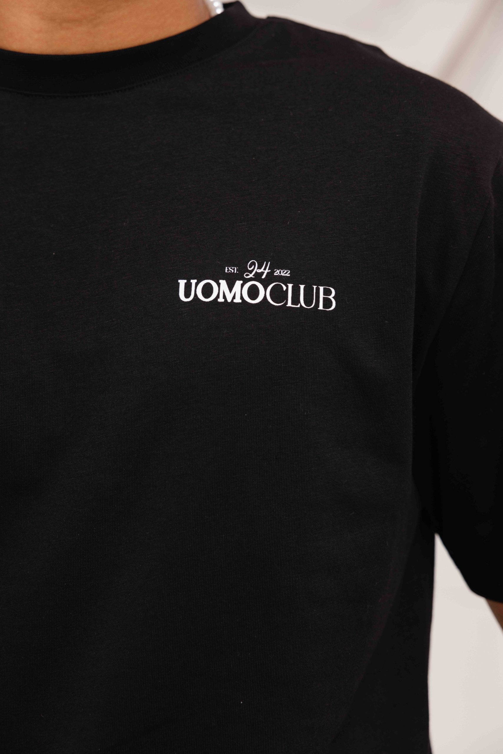 24 Uomo Club T-shirt Heren Zwart
