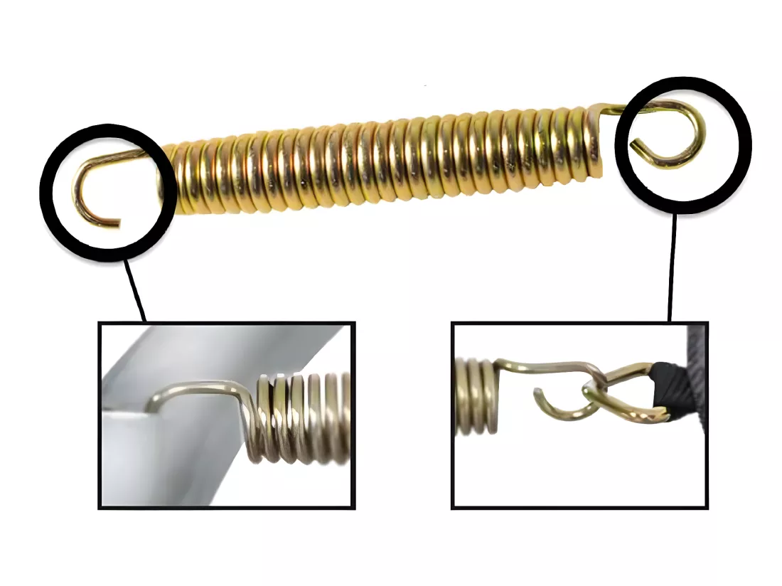 Lot de 10 ressorts Gold 165mm pour trampoline de jardin