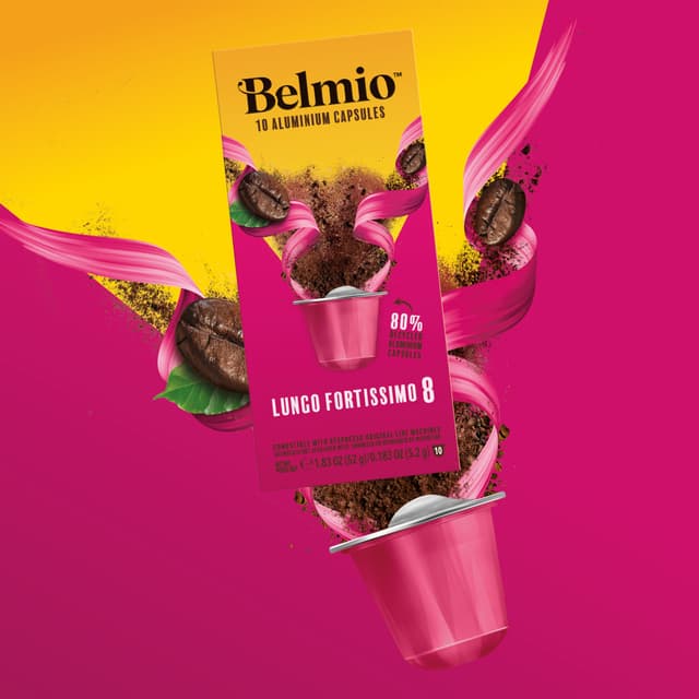 Belmio Lungo Fortissimo kaffekapsler til Nespresso (10 stk.)