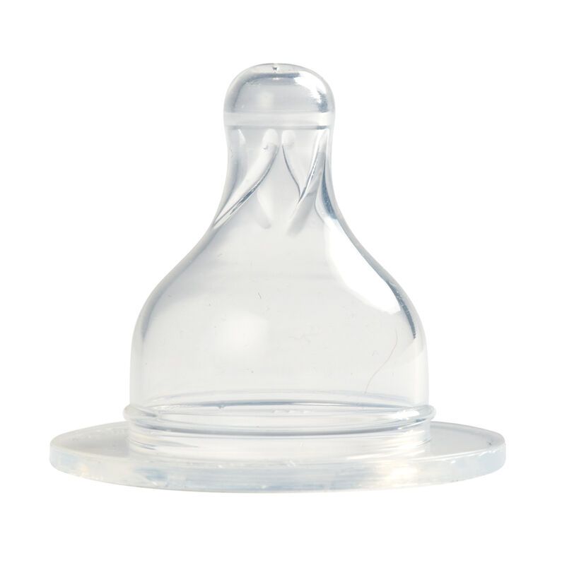 Tétines débit variable silicone Béaba, liquide épais, lot de 2