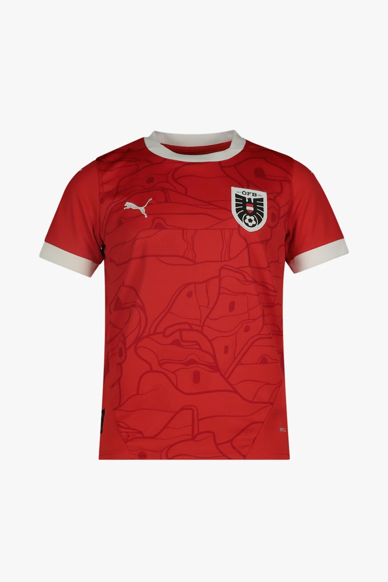 Puma Österreich Home Replica Kinder Fussballtrikot EM 2024
