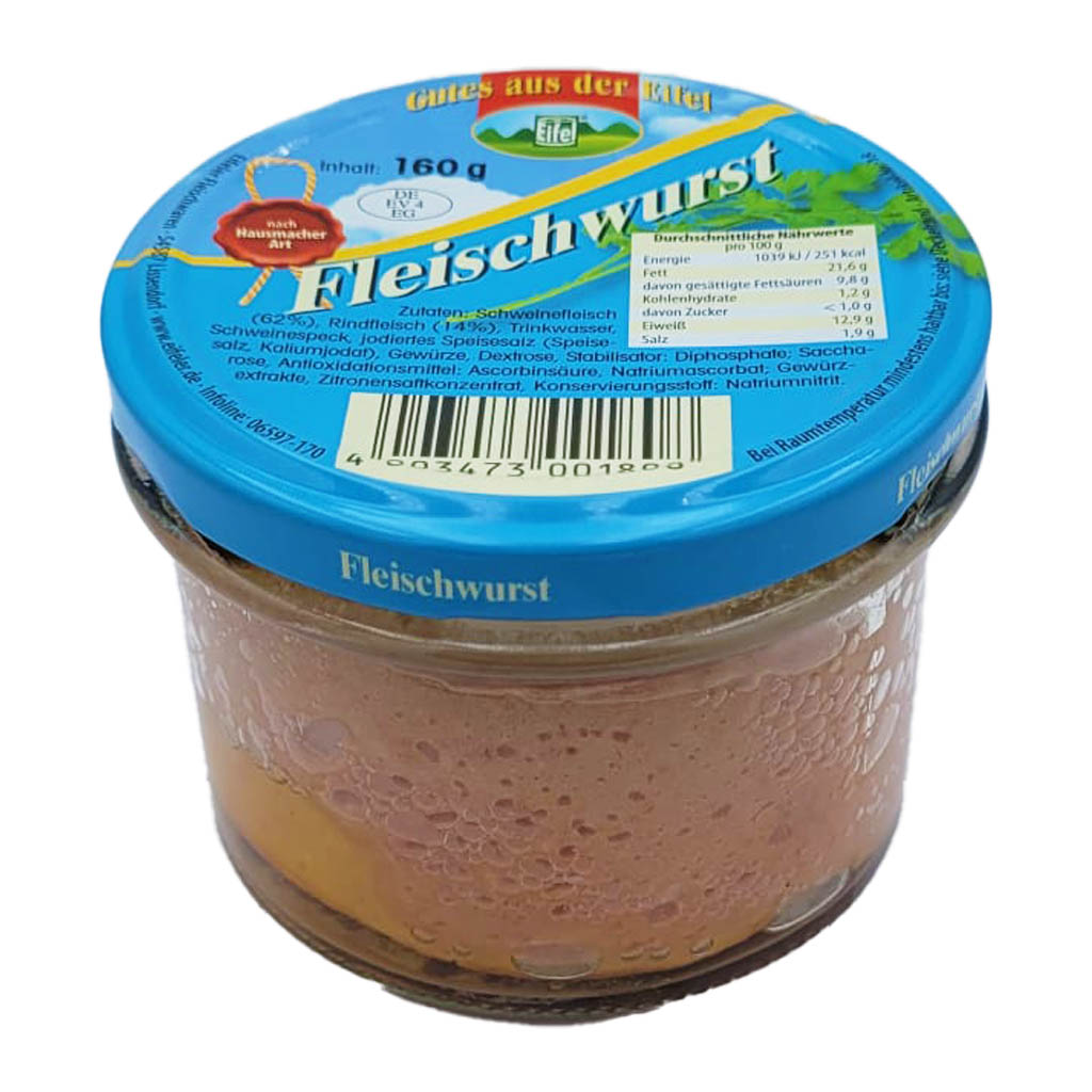 Gutes aus der Eifel Fleischwurst 160g MHD:15.5.26