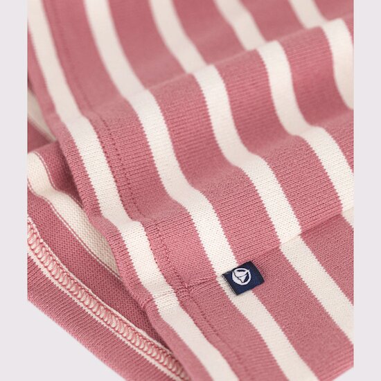Robe à manches longues en jersey épais   Rosewood        de               Petit Bateau