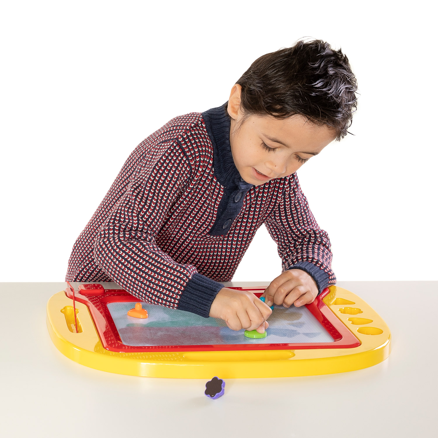Magnetisch Tekenbord XL - Geel/Rood