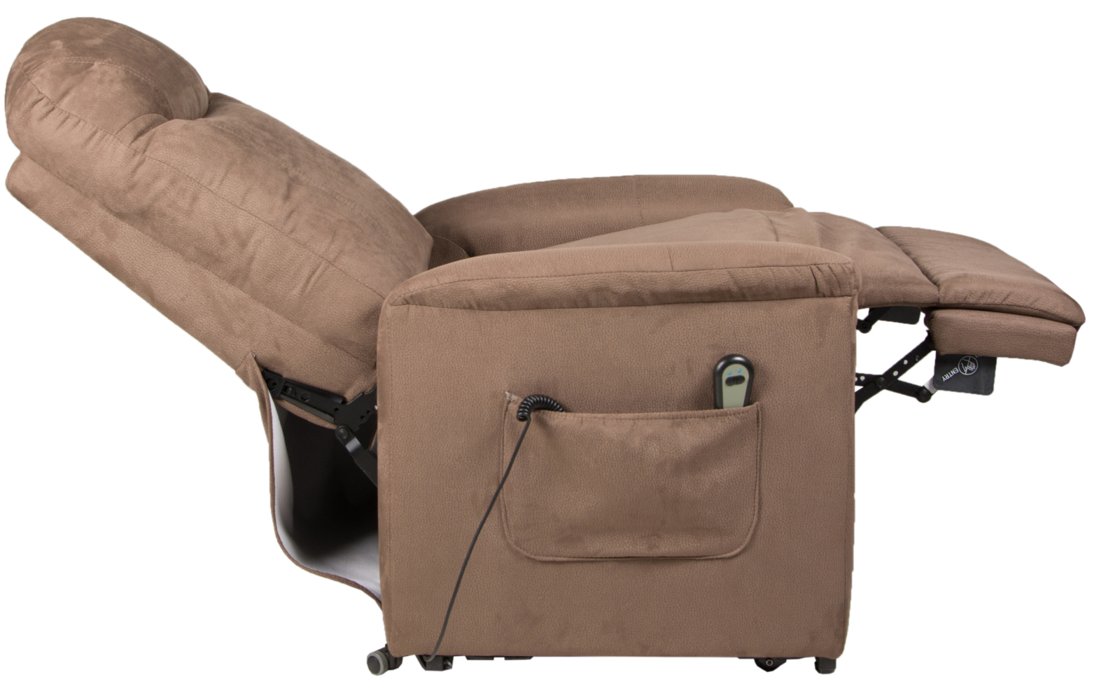 TV-Sessel - braun - mit Motor und Aufstehhilfe