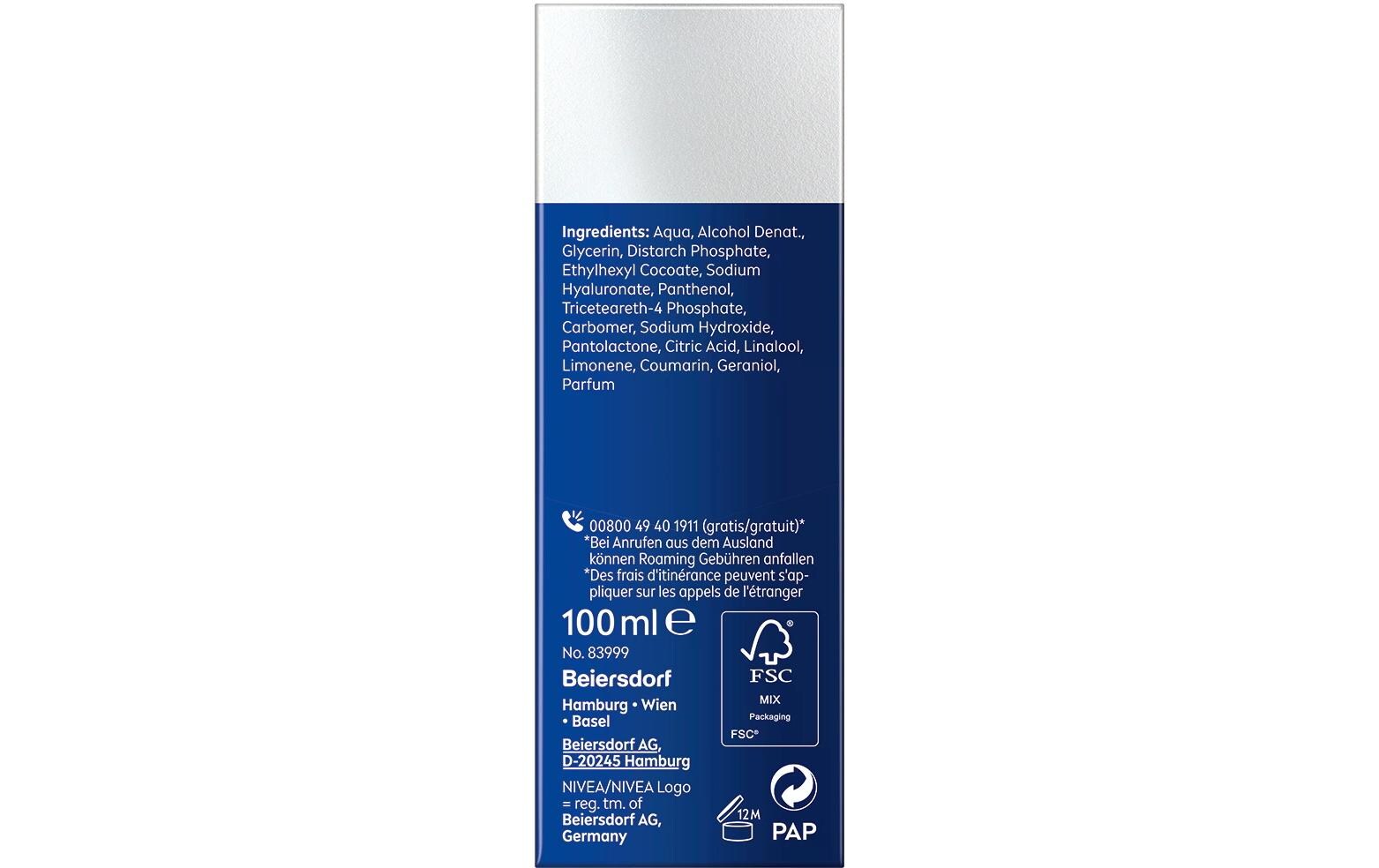 After Shave Balsam Anti-Age Hyaluron 100 mlBalsam pflegt die Männerhaut nach der Rasur, und schenkt ihr Frische