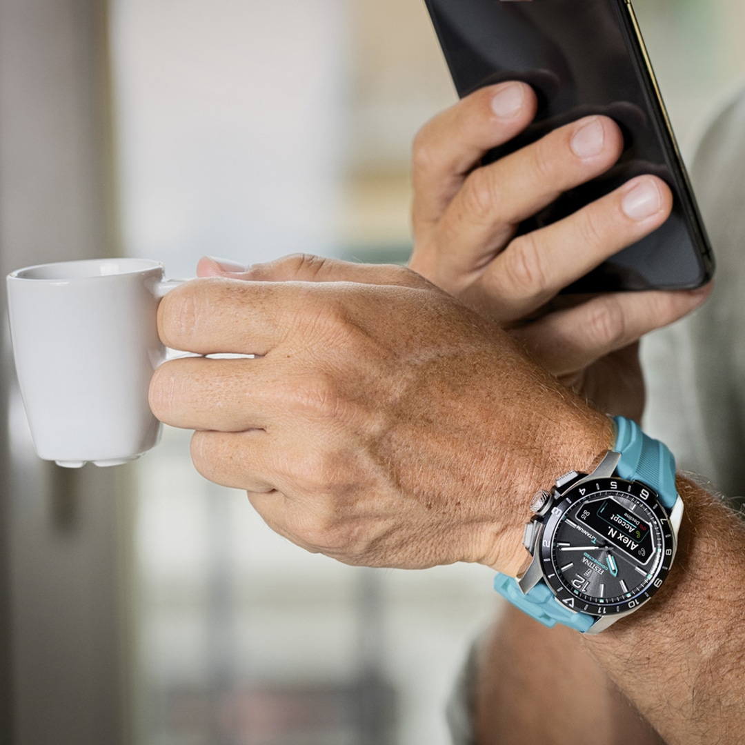 Festina Connected D Titan Grün Ø 44 mm