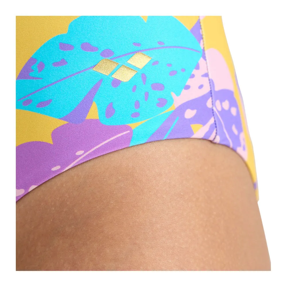 Arena U BACK ALLOVER - Maillot de bain 1 pièce Femme lily yellow multi