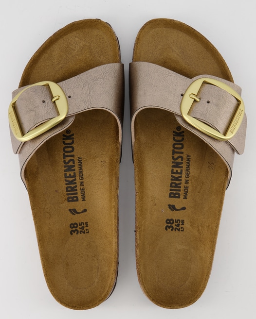 Birkenstock Madrid Big Buckle Pantoletten in Bronze