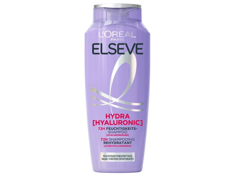 L'Oréal Elsève Shampoo Hydra Hyaluronic 72H 250 ml Haarshampoo versorgt Kopfhaut und Längen mit der nötigen Feuchtigkeit