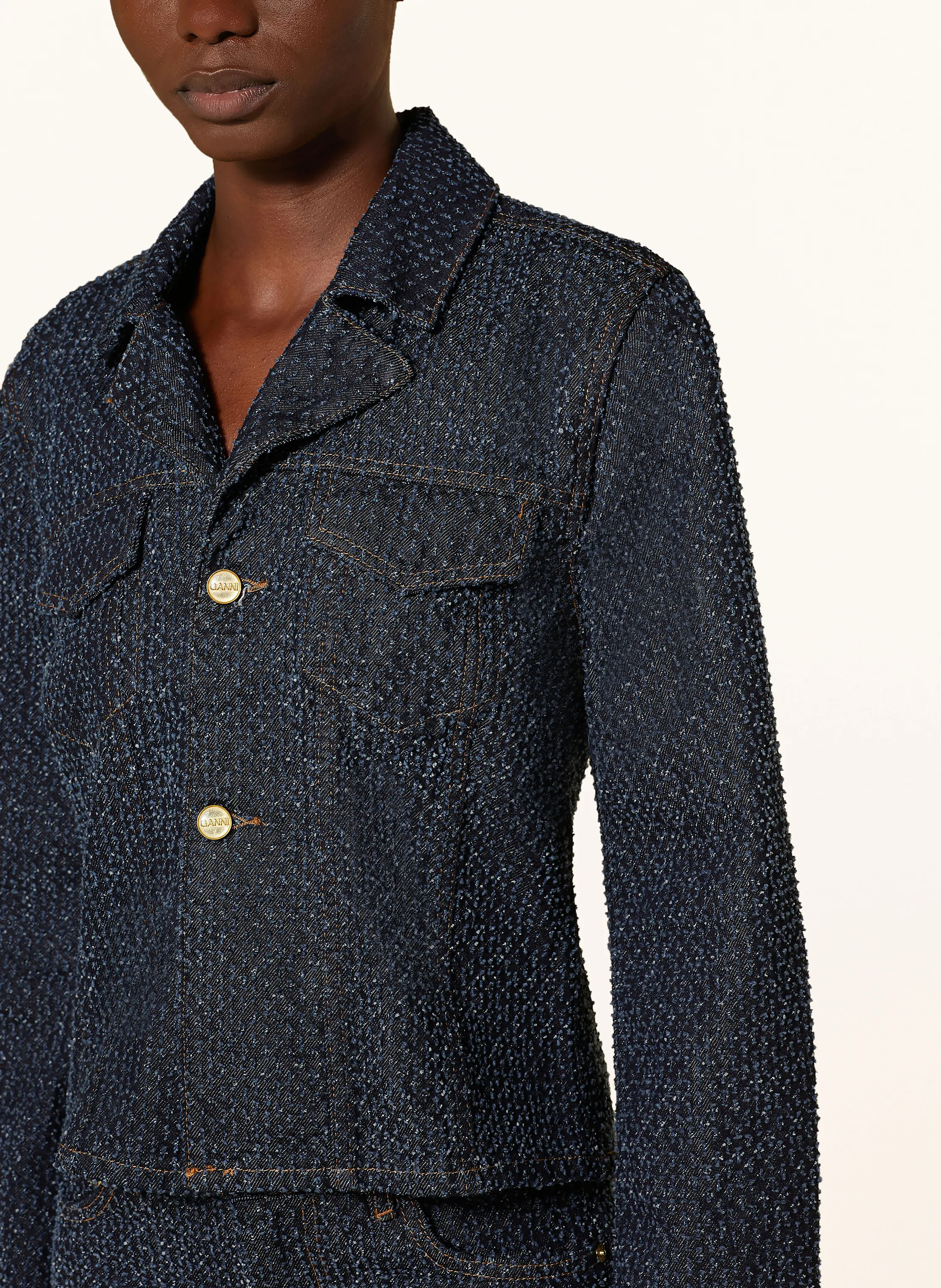 GANNI Jeansjacke