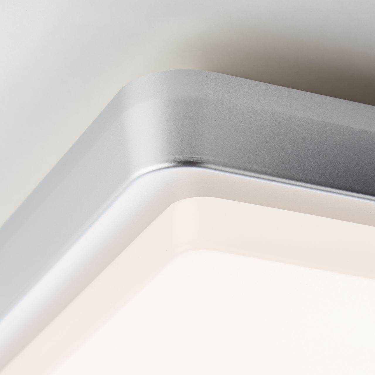 BRILLIANT Devora LED Außenwandleuchte 28x28cm silber | 1x LED integriert, 12W LED integriert, (Lichtstrom: 1500lm, Lichtfarbe: 3000K)