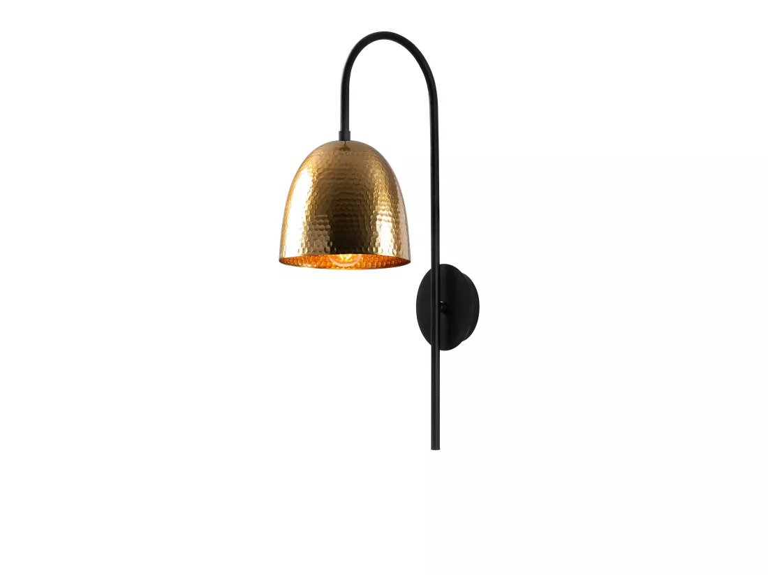 Applique Murale Interieur, Lampe Murale Industrielle Bois, Noir 16x24x57 Cm