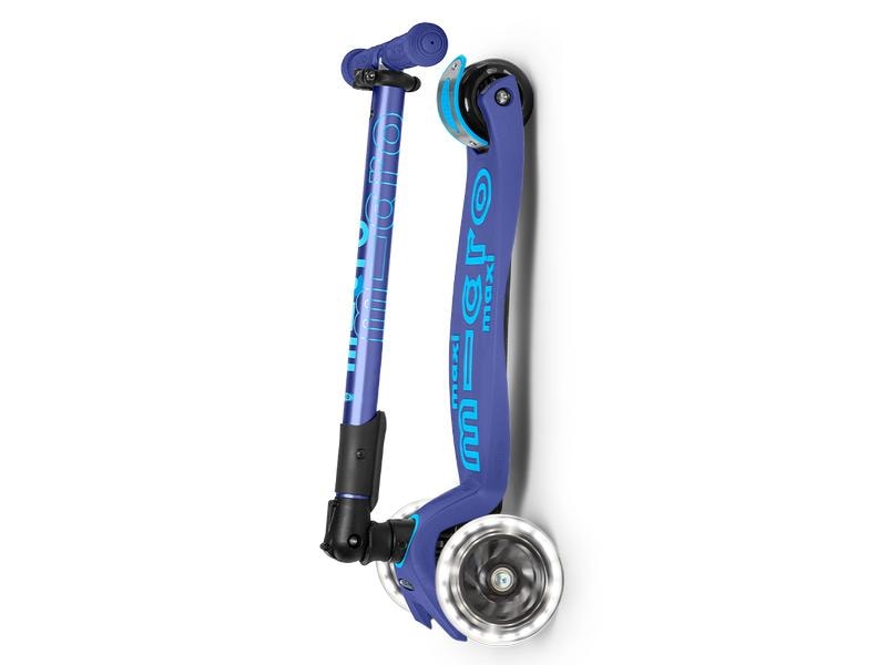 Micro Mobility Kickboard Maxi Micro Deluxe LED Foldable Faltbares Kickboard