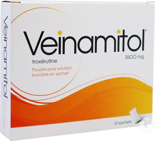 Laboratoires Negma Veinamitol Troxérutine Poudre Pour Solution Buvable 10 Sachets 3500mg