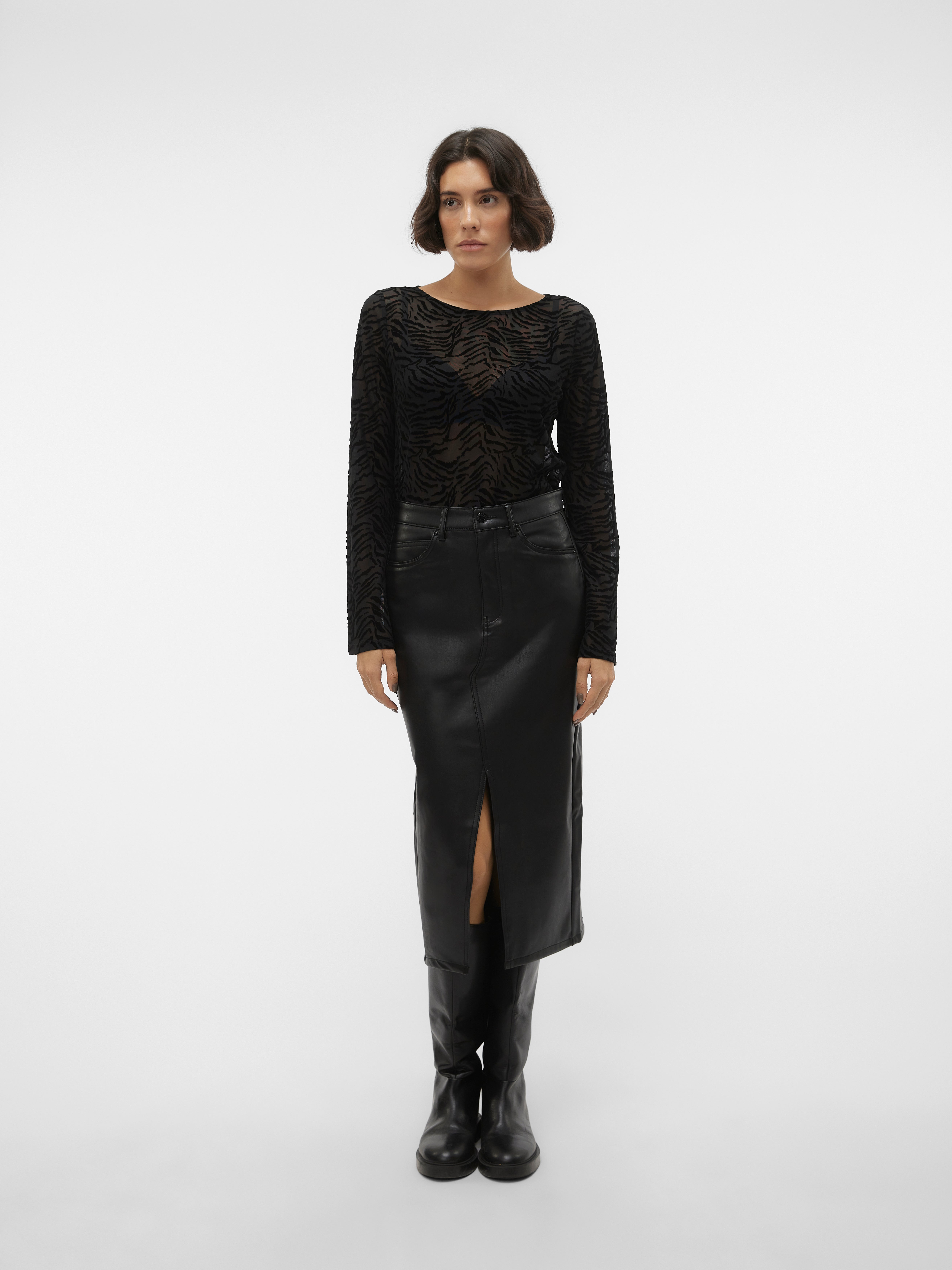 VMVERI High waist Midi-rok