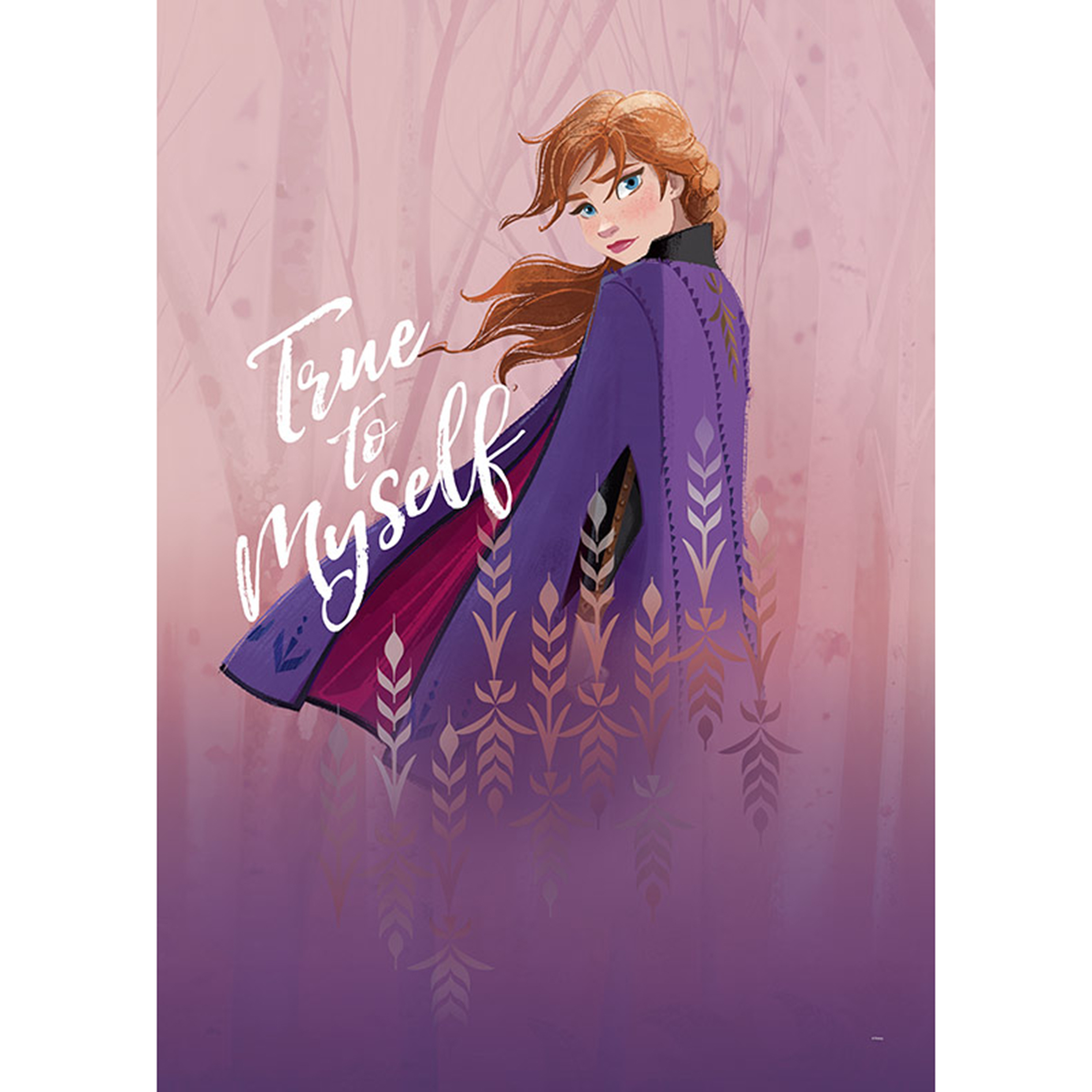 Wandbild FROZEN ANNA TRUE TO MYSELF - 50x70 cm