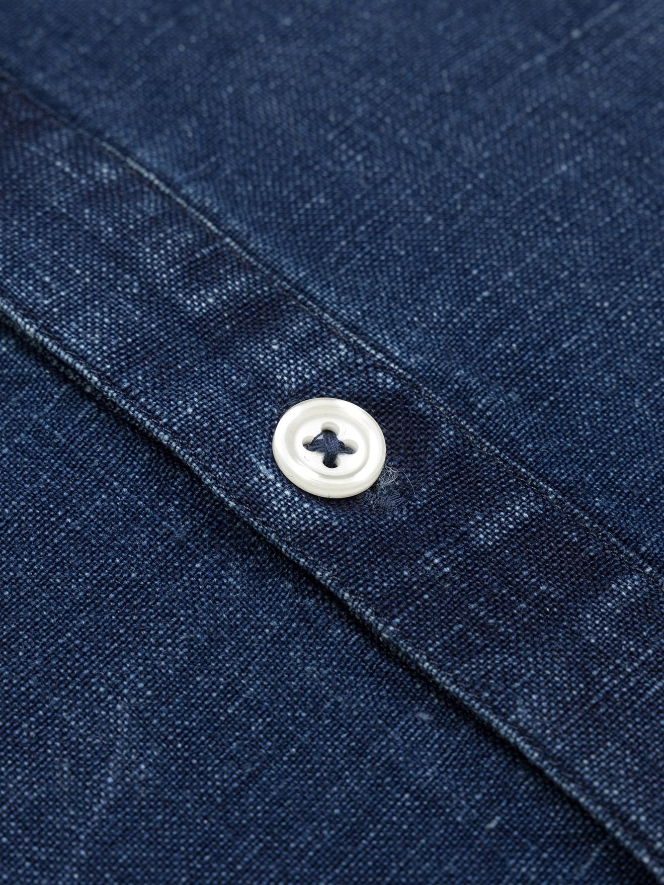 Chemise popover Kurt indigo