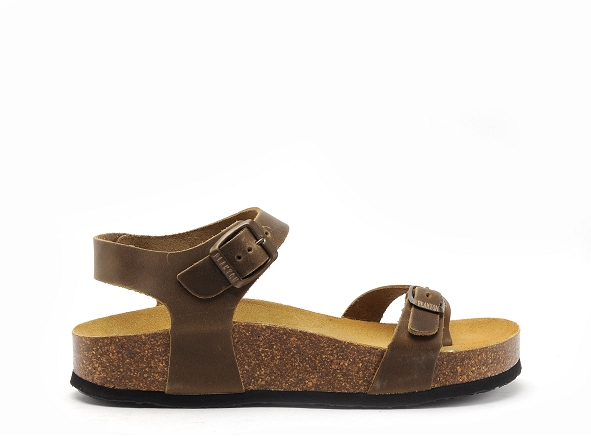Plakton nu pieds plats femme cp zomba 341016 kaki