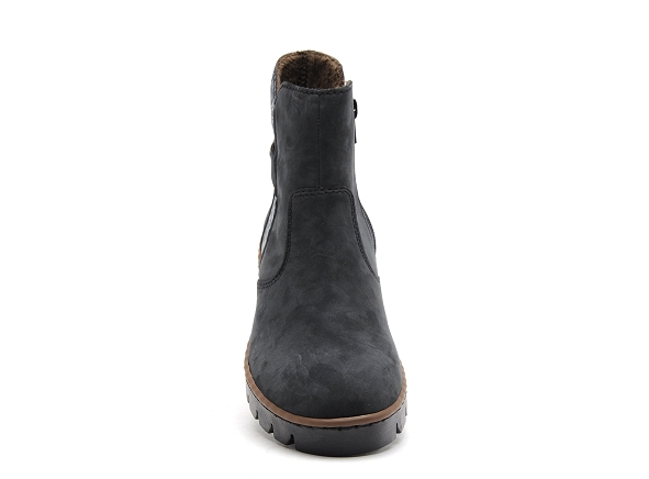 Rieker boots bottine talons femme x5755 bleu