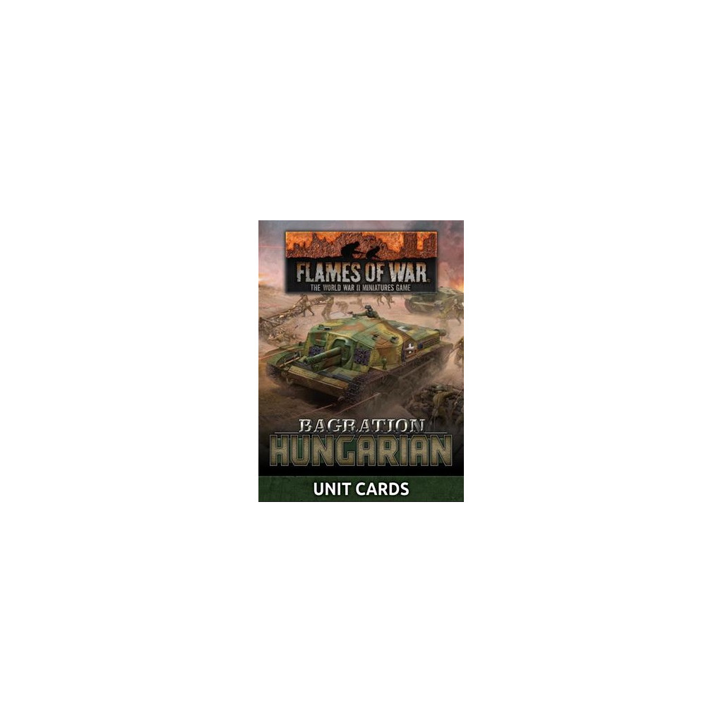 Flames of War - Bagration : Hungarian Unit Cards
