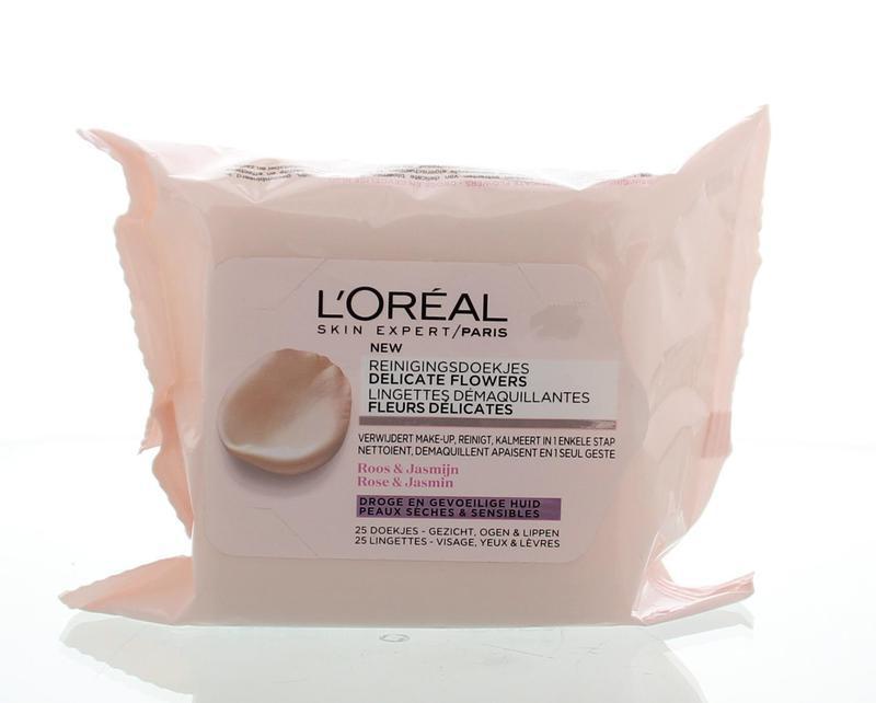 L'Oréal Paris Skin Care Reinigingstissues Droge/Gevoelige huid verp