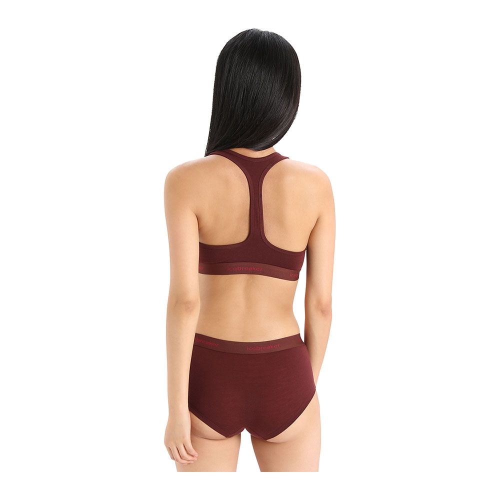 Icebreaker SPRITE - Brassière Femme espresso