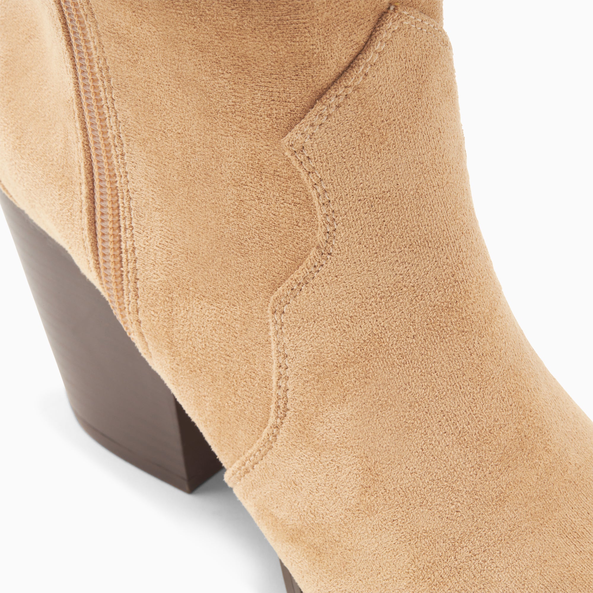 Bottes, Cuissardes-Bottes santiags Sharon beiges à talon