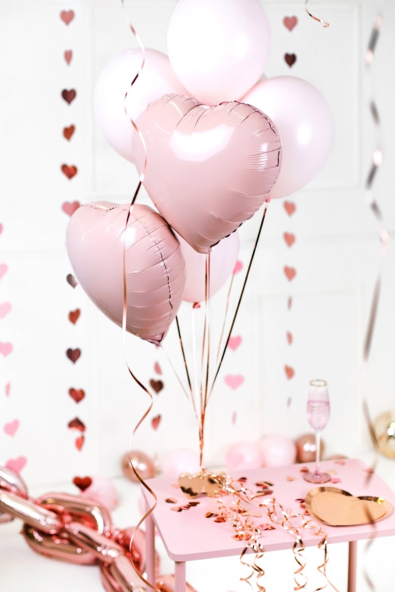 Hartjes Ballon Gewicht Rose Goud 11,5cm
