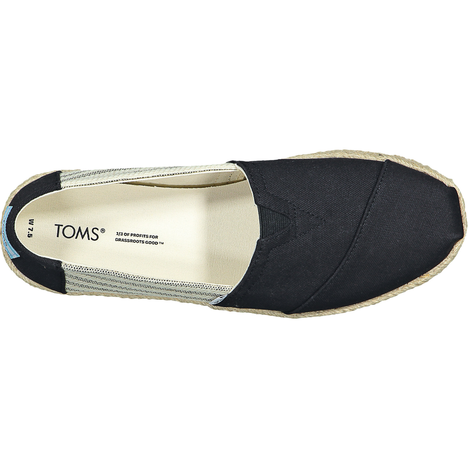 TOMS Damen-Espadrilles Alpargata Rope beige, 41